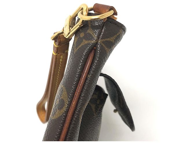Louis Vuitton Monogram Partition Pochette Pouch Brown - view 11