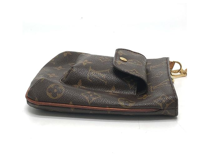 Louis Vuitton Monogram Partition Pochette Pouch Brown - view 5