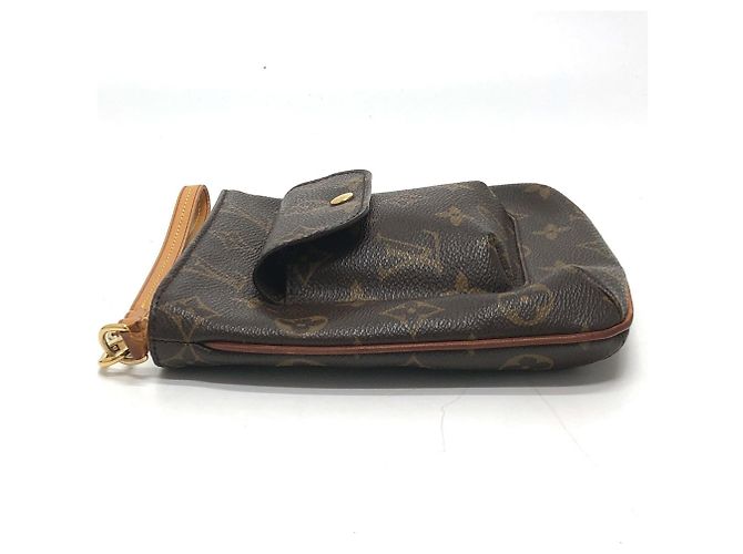 Louis Vuitton Monogram Partition Pochette Pouch Brown - view 6
