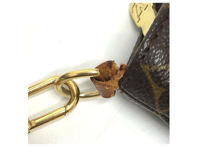 Louis Vuitton Monogram Partition Pochette Pouch Brown - view 7