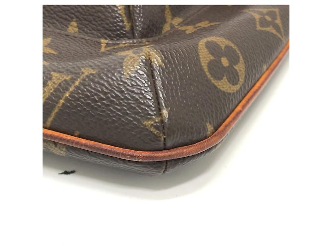 Louis Vuitton Monogram Partition Pochette Pouch Brown - view 9