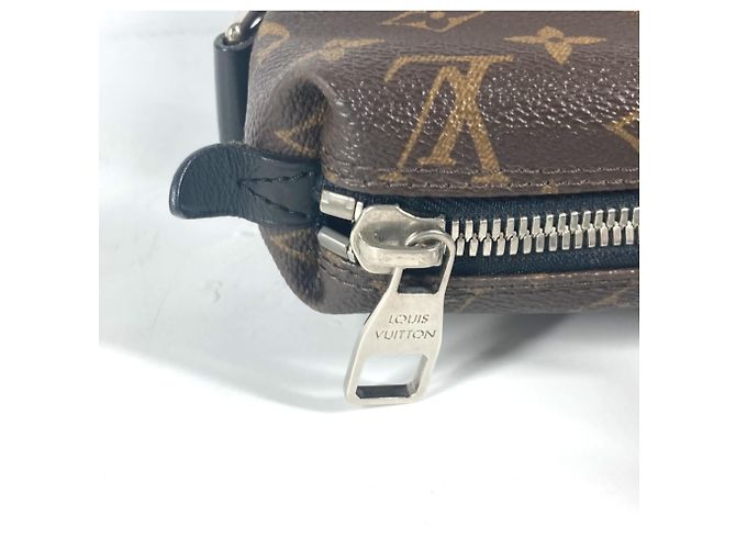 Louis Vuitton Monogram Macassar Kitan Aktentasche Braun Schwarz - Ansicht 10