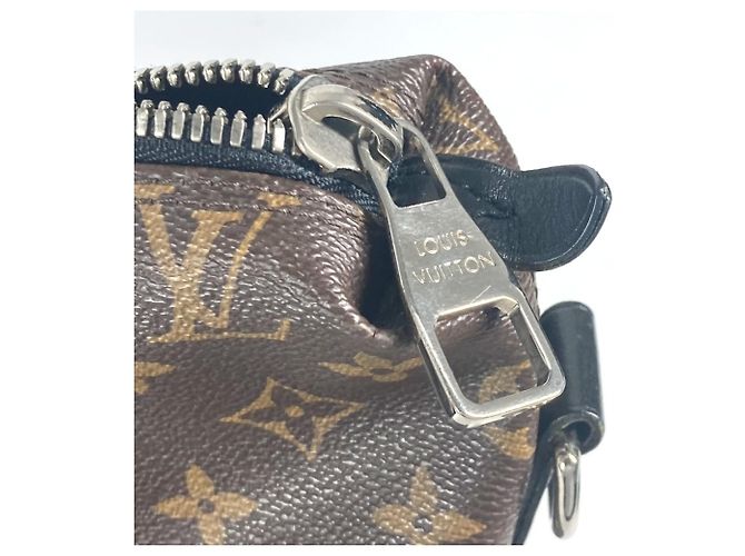 Louis Vuitton Monogram Macassar Kitan Aktentasche Braun Schwarz - Ansicht 11