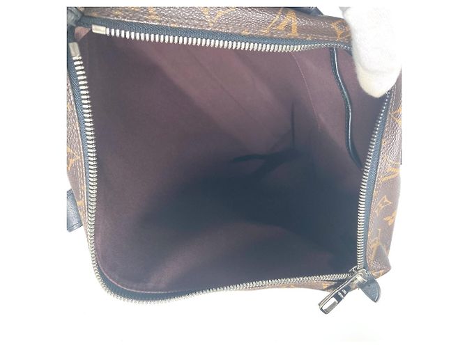 Louis Vuitton Monogram Macassar Kitan Aktentasche Braun Schwarz - Ansicht 12