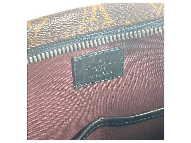 Louis Vuitton Monogram Macassar Kitan Aktentasche Braun Schwarz - Ansicht 14