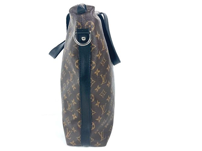 Louis Vuitton Monogram Macassar Kitan Aktentasche Braun Schwarz - Ansicht 4