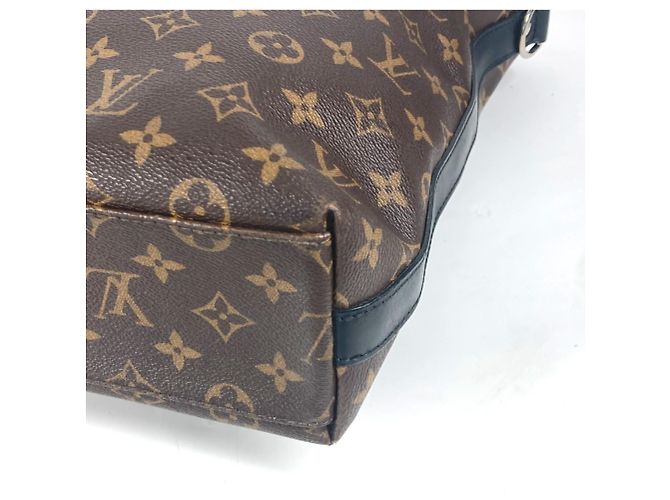 Louis Vuitton Monogram Macassar Kitan Aktentasche Braun Schwarz - Ansicht 6