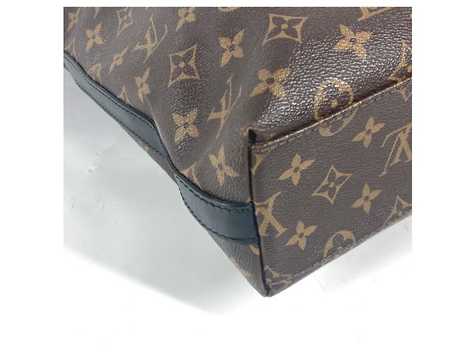 Louis Vuitton Monogram Macassar Kitan Aktentasche Braun Schwarz - Ansicht 7