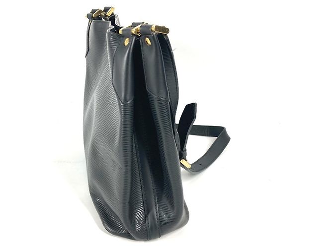 Borsa a Spalla Louis Vuitton Epi Mandala MM Nero - vista 4