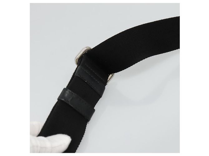 PRADA Borsa a Spalla in Nylon Kaki Nero Auth bs23050 Cachi - vista 8