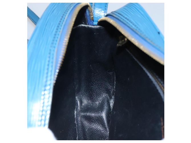 LOUIS VUITTON Borsa a Spalla Epi June Feuille Blu M52155 LV Auth ti2813 - vista 21