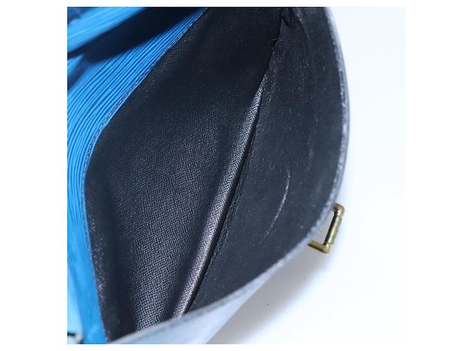 LOUIS VUITTON Borsa a Spalla Epi June Feuille Blu M52155 LV Auth ti2813 - vista 22