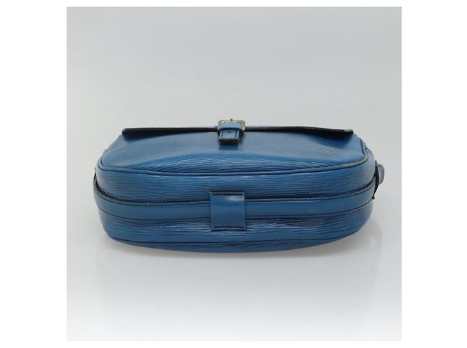 LOUIS VUITTON Borsa a Spalla Epi June Feuille Blu M52155 LV Auth ti2813 - vista 5