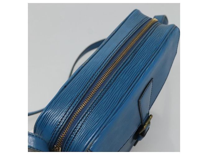 LOUIS VUITTON Borsa a Spalla Epi June Feuille Blu M52155 LV Auth ti2813 - vista 6