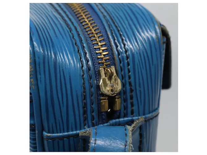 LOUIS VUITTON Borsa a Spalla Epi June Feuille Blu M52155 LV Auth ti2813 - vista 9