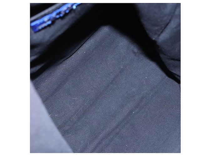 BURBERRY Blue Label Beschichtete Leinwand Schwarz Weiß Auth ti2895 - Ansicht 11