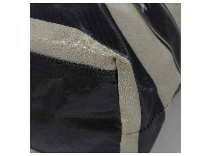 BURBERRY Blue Label Beschichtete Leinwand Schwarz Weiß Auth ti2895 - Ansicht 15