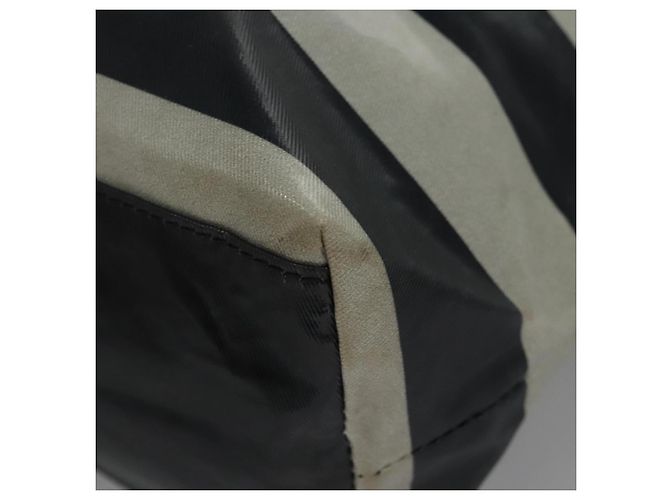 BURBERRY Blue Label Beschichtete Leinwand Schwarz Weiß Auth ti2895 - Ansicht 17