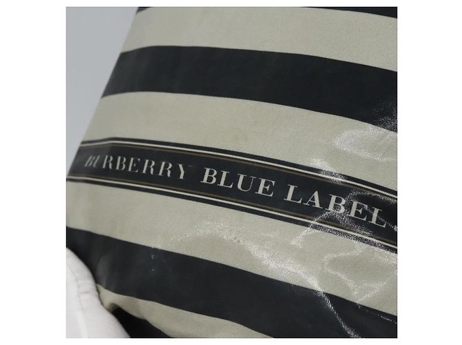 BURBERRY Blue Label Beschichtete Leinwand Schwarz Weiß Auth ti2895 - Ansicht 18