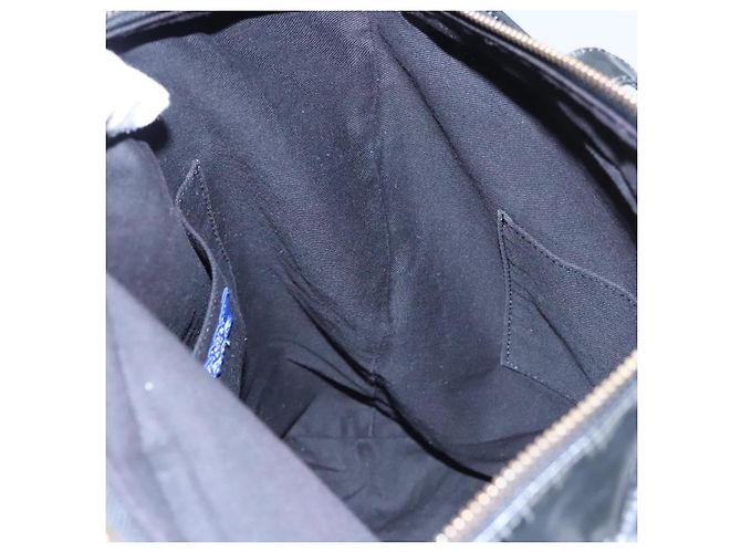 BURBERRY Blue Label Beschichtete Leinwand Schwarz Weiß Auth ti2895 - Ansicht 20