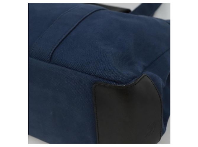 Bolsa tote Burberry Blue Label em lona azul Auth ti2869 - vista 10