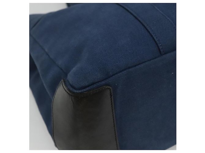 Bolsa tote Burberry Blue Label em lona azul Auth ti2869 - vista 14