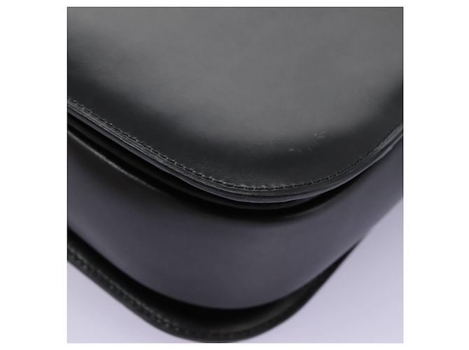 Céline CELINE Handtasche aus schwarzem Leder mit Gold Auth mr1085 Golden - Ansicht 16