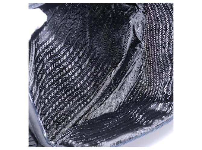 Borsa a Spalla PRADA in Nylon Nero Auth EC354 - vista 22