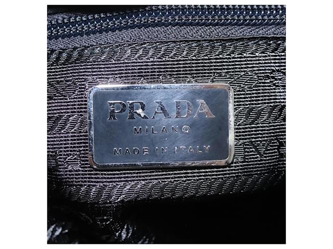 Borsa a Spalla PRADA in Nylon Nero Auth EC354 - vista 25