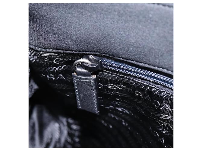 Borsa a Spalla PRADA in Nylon Nero Auth EC354 - vista 28