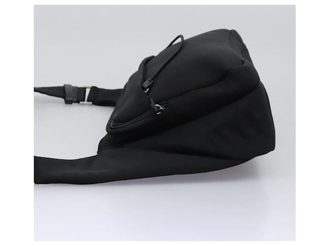 Borsa a Spalla PRADA in Nylon Nero Auth EC354 - vista 3