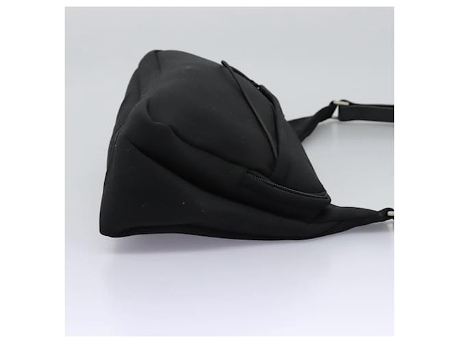 Borsa a Spalla PRADA in Nylon Nero Auth EC354 - vista 4