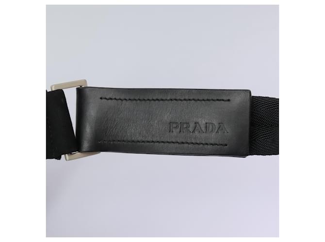 Borsa a Spalla PRADA in Nylon Nero Auth EC354 - vista 9
