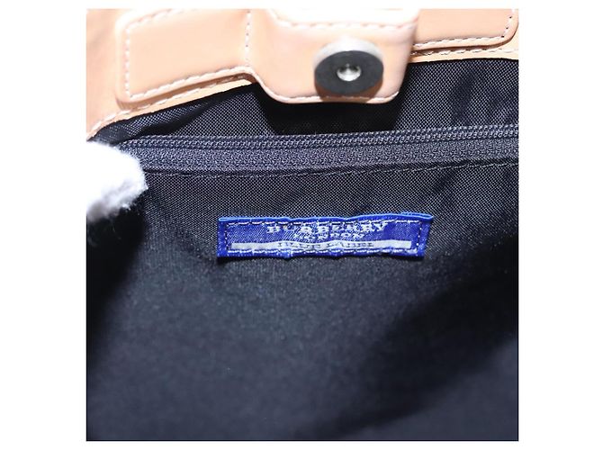 Borsa a mano Burberry Nova Check Blue Label in tela blu Auth EC489 - vista 17