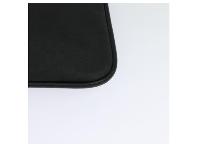 LOEWE Borsa a Spalla Anagram PVC Nero Argento Auth hk2150 - vista 17
