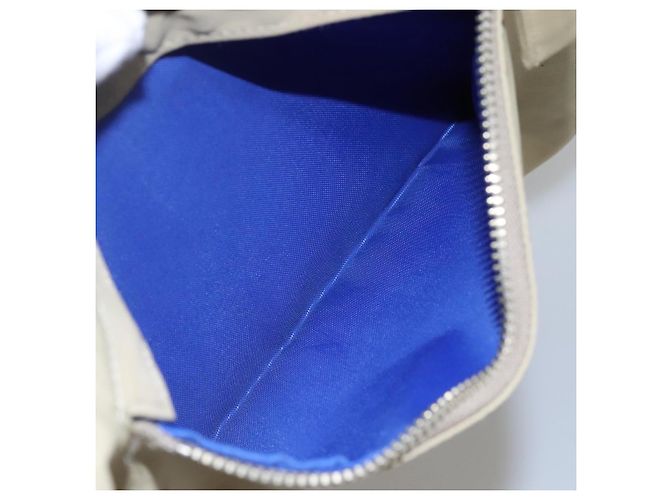Borsa a spalla Burberry Blue Label in nylon beige Auth ti2794 - vista 20