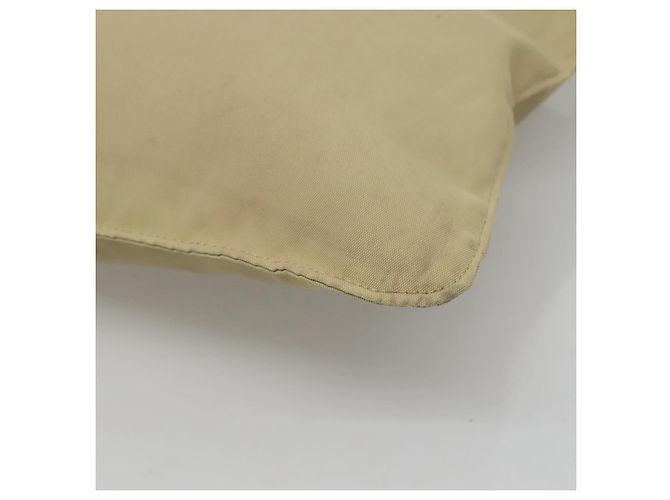 Borsa a spalla Burberry Blue Label in nylon beige Auth ti2794 - vista 9