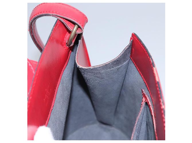 LOUIS VUITTON Sac à épaule Epi Cluny Rouge M52257 LV Auth EC406 - vue 11