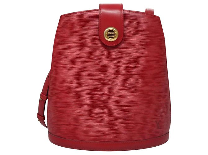 LOUIS VUITTON Sac à épaule Epi Cluny Rouge M52257 LV Auth EC406 - vue 13