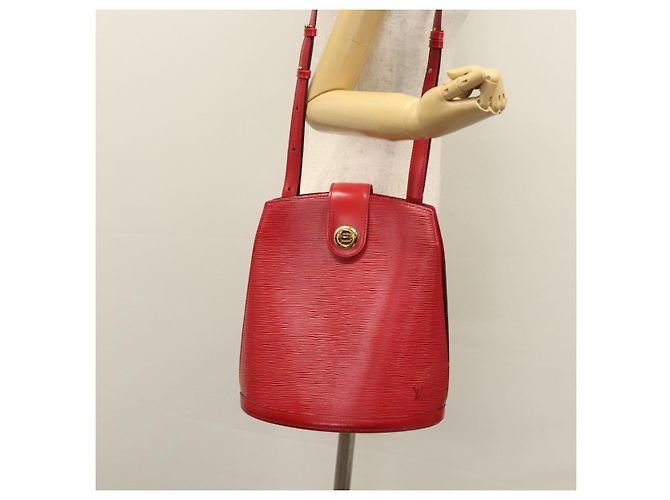 LOUIS VUITTON Sac à épaule Epi Cluny Rouge M52257 LV Auth EC406 - vue 21