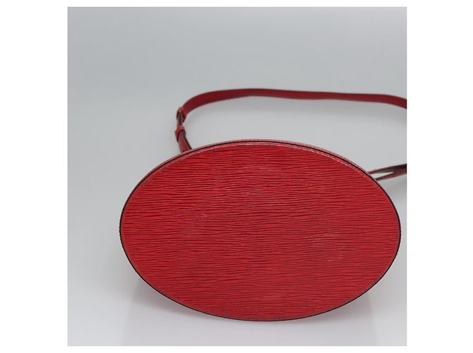 LOUIS VUITTON Sac à épaule Epi Cluny Rouge M52257 LV Auth EC406 - vue 5