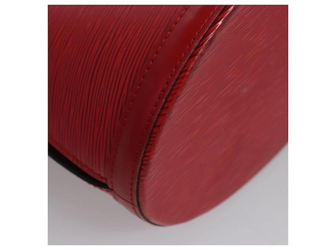 LOUIS VUITTON Sac à épaule Epi Cluny Rouge M52257 LV Auth EC406 - vue 9