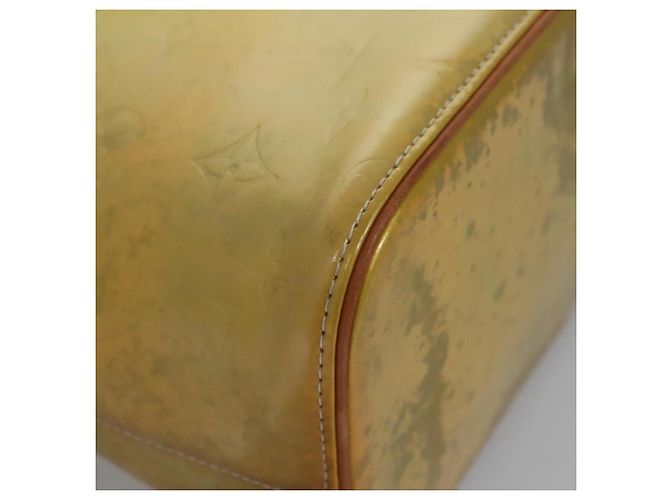 LOUIS VUITTON Monogram Vernis Houston Borsa a Mano Grigia M91053 LV Auth EC363 Grigio - vista 14