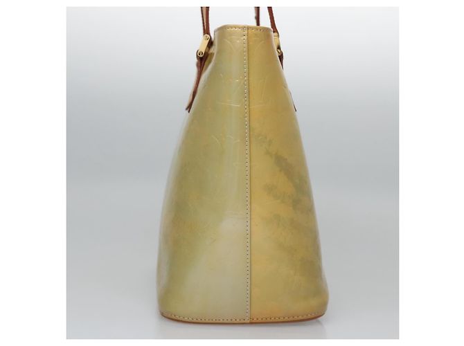 LOUIS VUITTON Monogram Vernis Houston Borsa a Mano Grigia M91053 LV Auth EC363 Grigio - vista 3