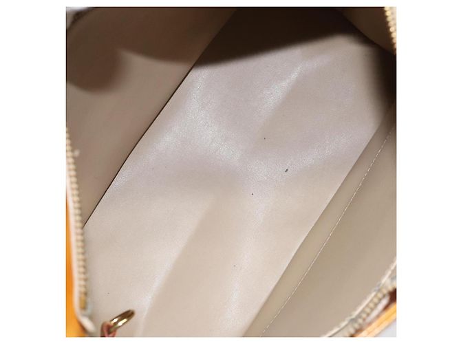 LOUIS VUITTON Monogram Vernis Houston Borsa a Mano Beige M91004 LV Auth hk2233 - vista 11