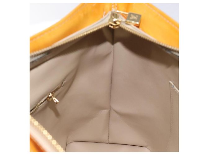 LOUIS VUITTON Monogram Vernis Houston Borsa a Mano Beige M91004 LV Auth hk2233 - vista 19