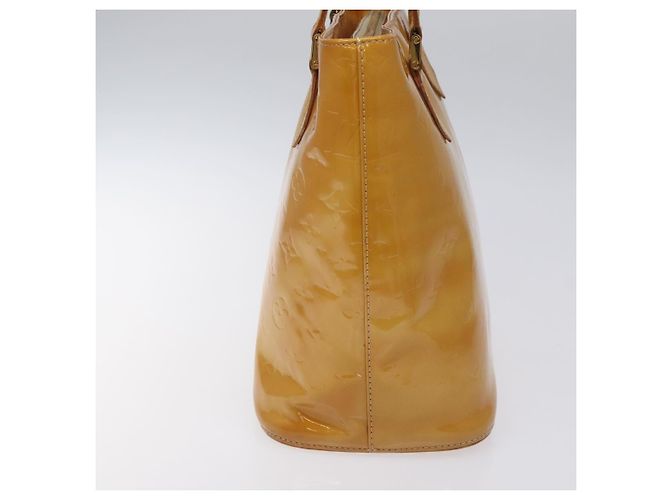 LOUIS VUITTON Monogram Vernis Houston Borsa a Mano Beige M91004 LV Auth hk2233 - vista 3