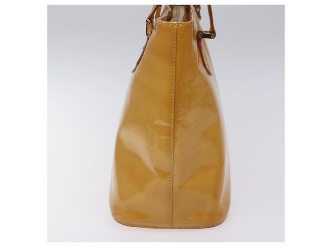 LOUIS VUITTON Monogram Vernis Houston Borsa a Mano Beige M91004 LV Auth hk2233 - vista 4