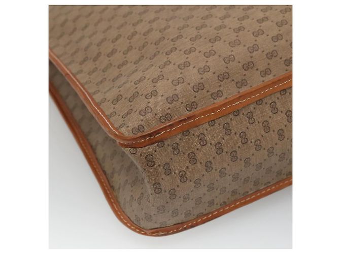 Borsa tote in PVC beige Micro GG Supreme di GUCCI Auth mr1148 - vista 17