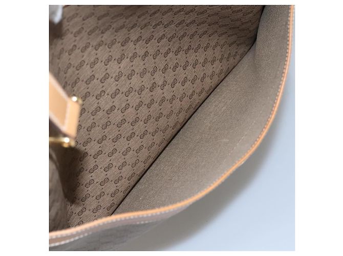 Borsa tote in PVC beige Micro GG Supreme di GUCCI Auth mr1148 - vista 21